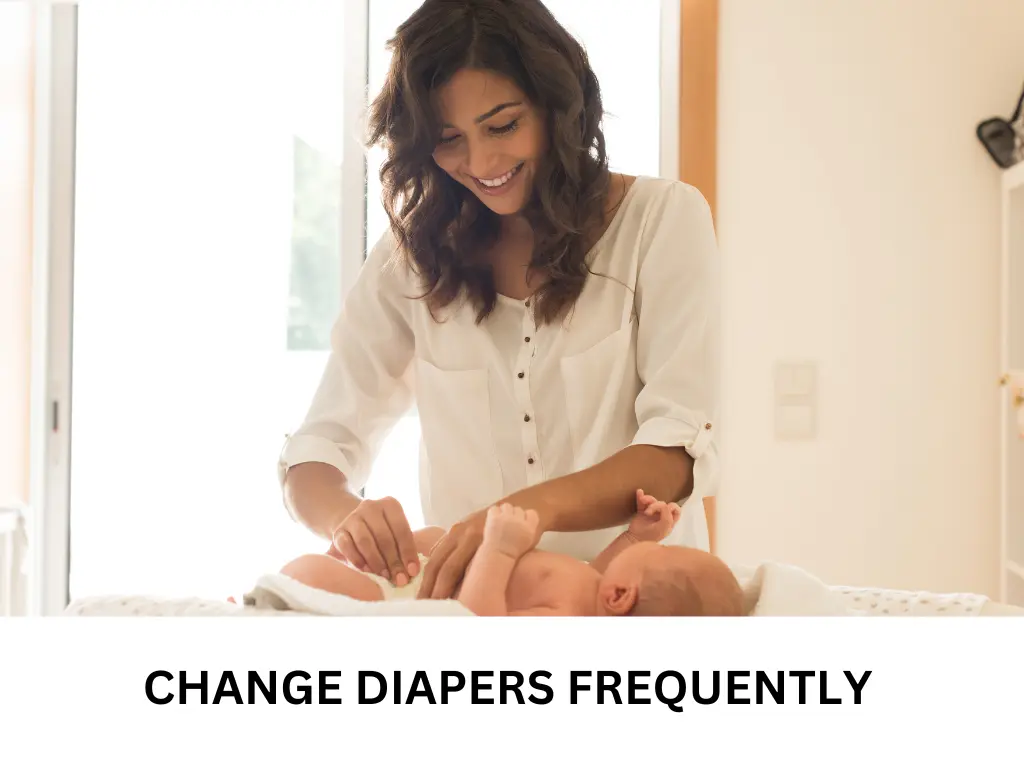 Tips for new moms on frequent diaper changes