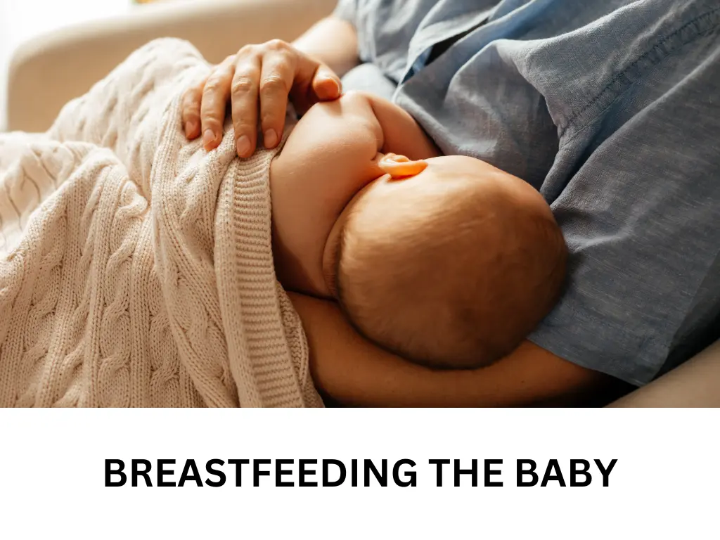 Mother breastfeeding her infant for optimal baby care